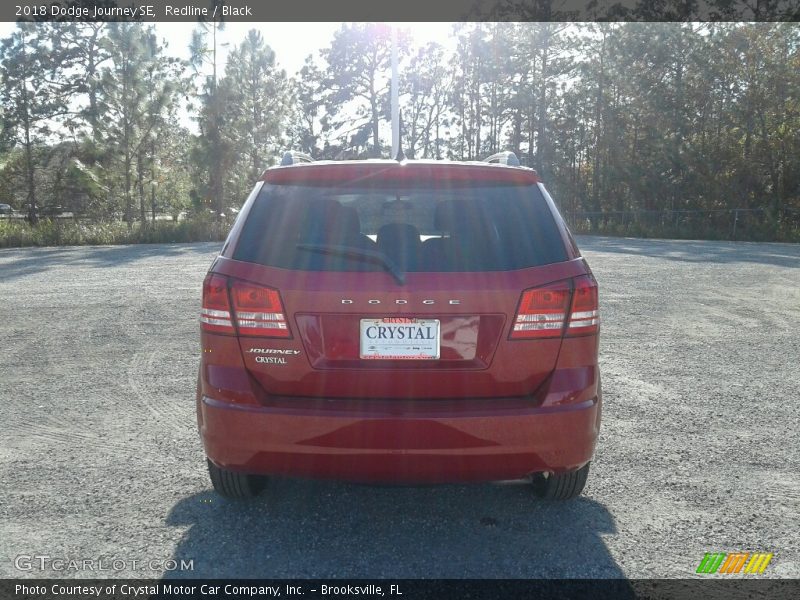 Redline / Black 2018 Dodge Journey SE