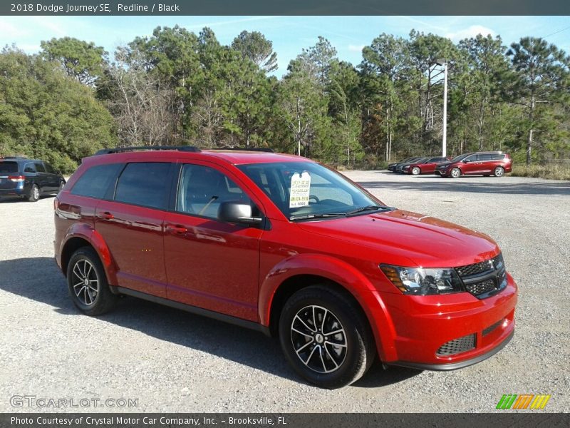 Redline / Black 2018 Dodge Journey SE