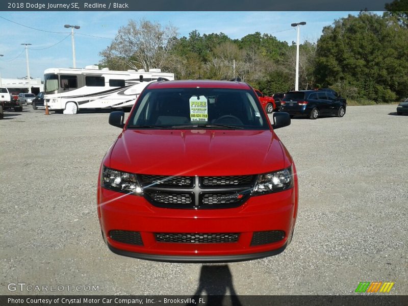 Redline / Black 2018 Dodge Journey SE