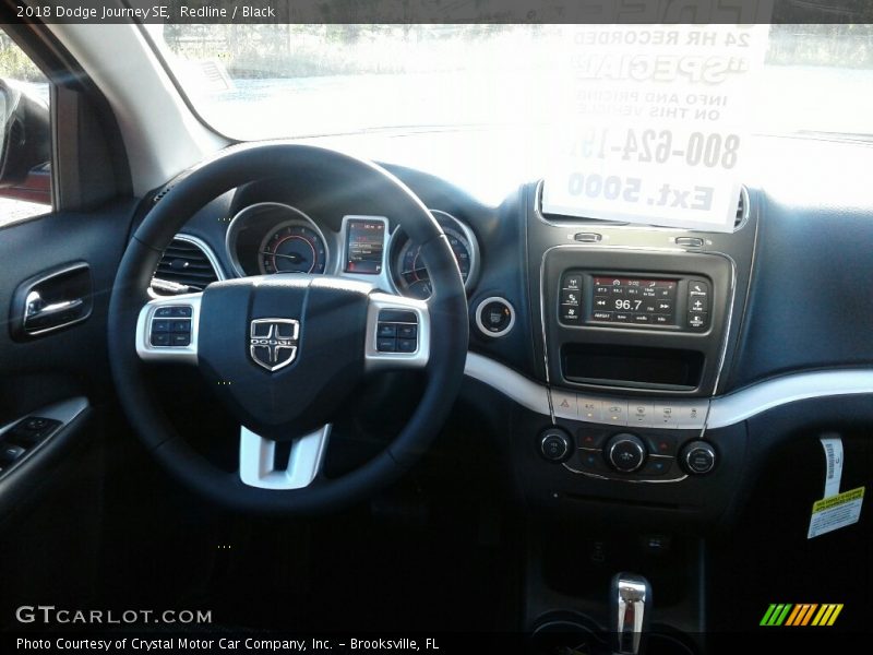 Redline / Black 2018 Dodge Journey SE