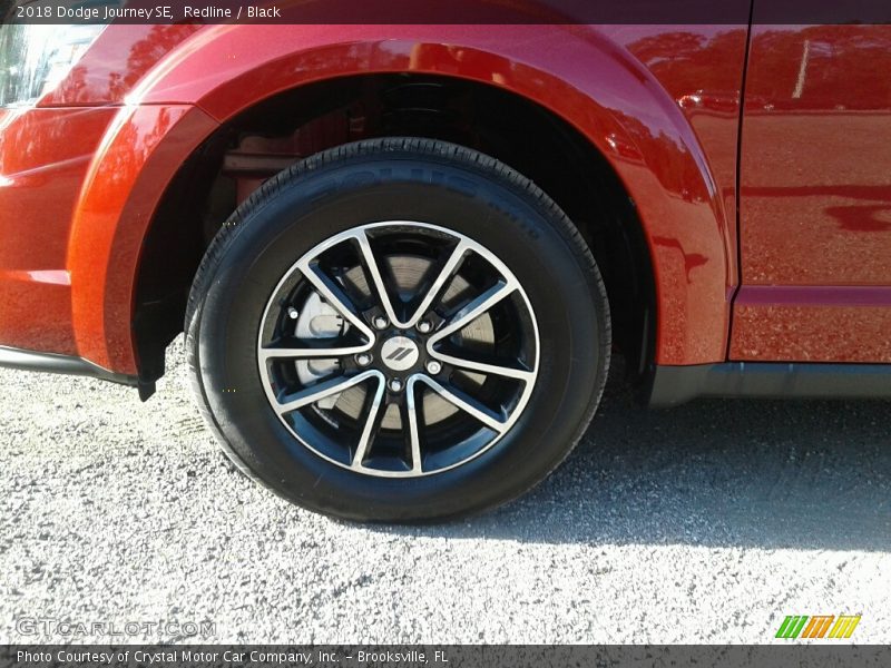 Redline / Black 2018 Dodge Journey SE