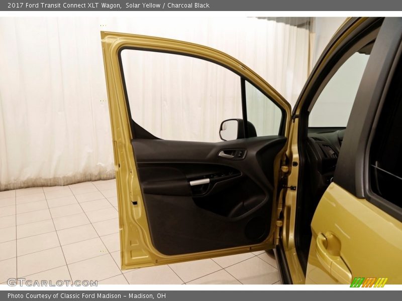 Solar Yellow / Charcoal Black 2017 Ford Transit Connect XLT Wagon