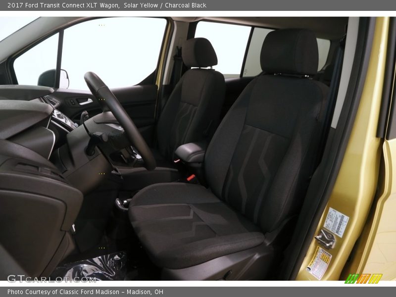Solar Yellow / Charcoal Black 2017 Ford Transit Connect XLT Wagon