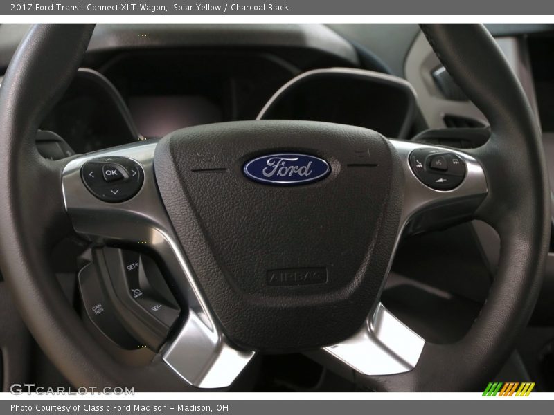Solar Yellow / Charcoal Black 2017 Ford Transit Connect XLT Wagon