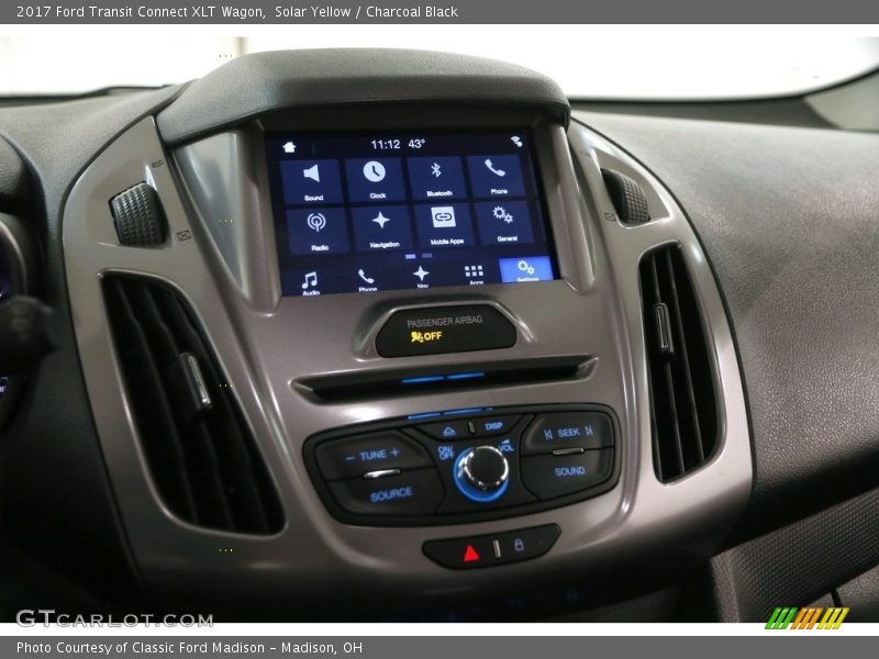 Solar Yellow / Charcoal Black 2017 Ford Transit Connect XLT Wagon