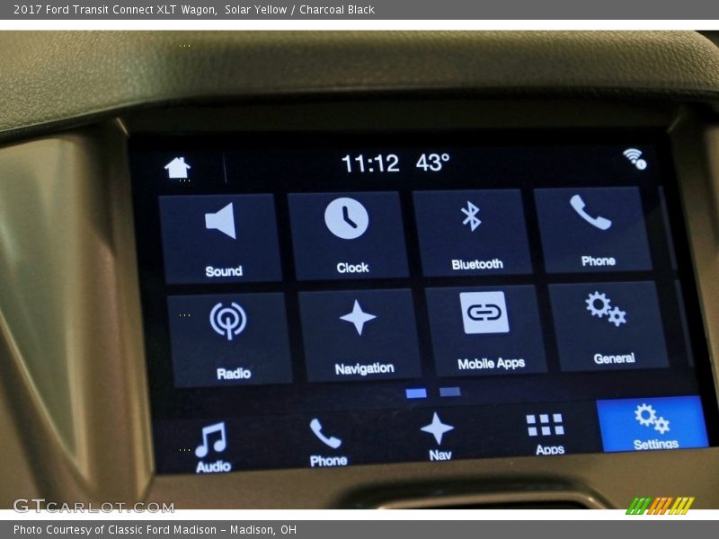 Solar Yellow / Charcoal Black 2017 Ford Transit Connect XLT Wagon