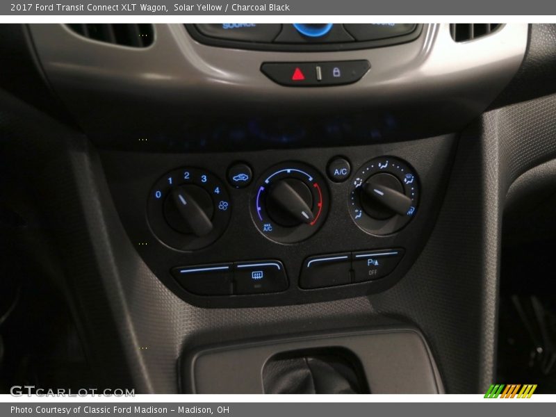 Solar Yellow / Charcoal Black 2017 Ford Transit Connect XLT Wagon
