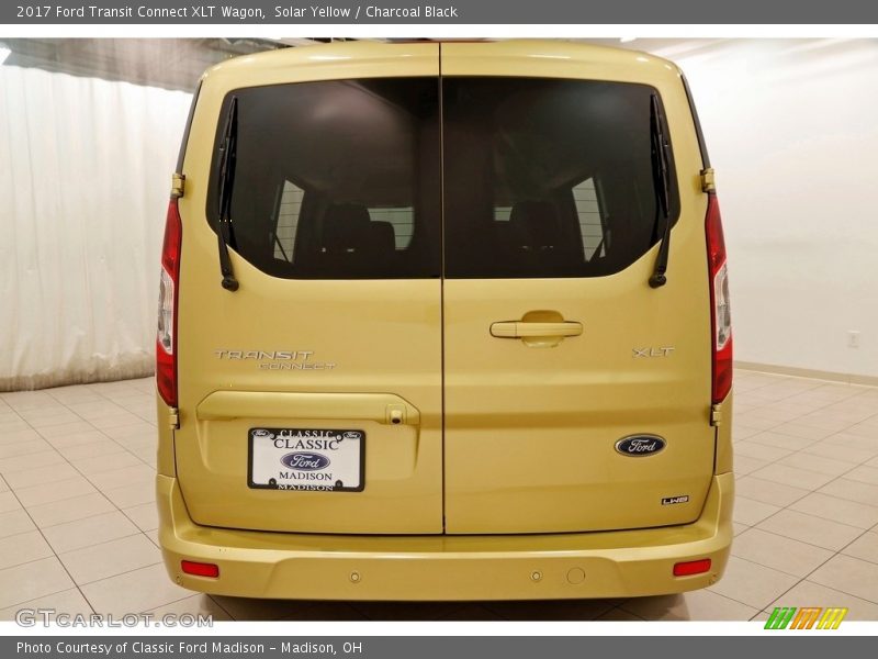 Solar Yellow / Charcoal Black 2017 Ford Transit Connect XLT Wagon