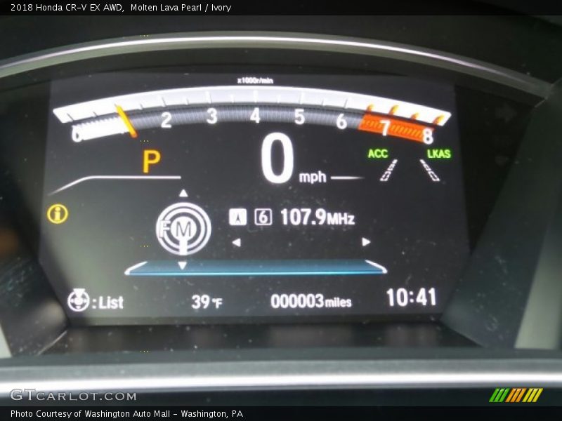 Molten Lava Pearl / Ivory 2018 Honda CR-V EX AWD