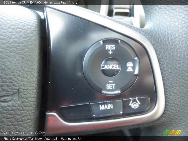 Molten Lava Pearl / Ivory 2018 Honda CR-V EX AWD