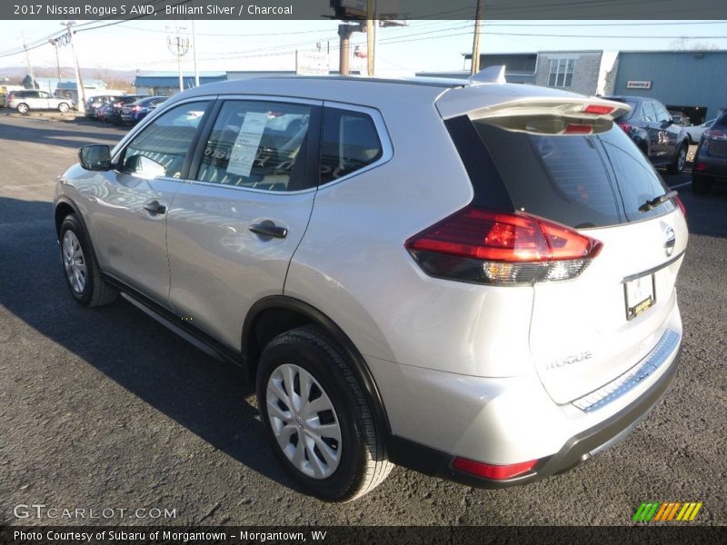 Brilliant Silver / Charcoal 2017 Nissan Rogue S AWD
