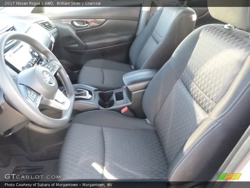 Brilliant Silver / Charcoal 2017 Nissan Rogue S AWD