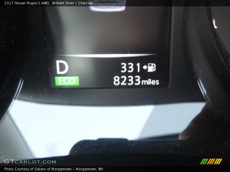 Brilliant Silver / Charcoal 2017 Nissan Rogue S AWD