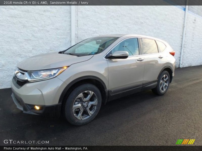 Sandstorm Metallic / Ivory 2018 Honda CR-V EX-L AWD