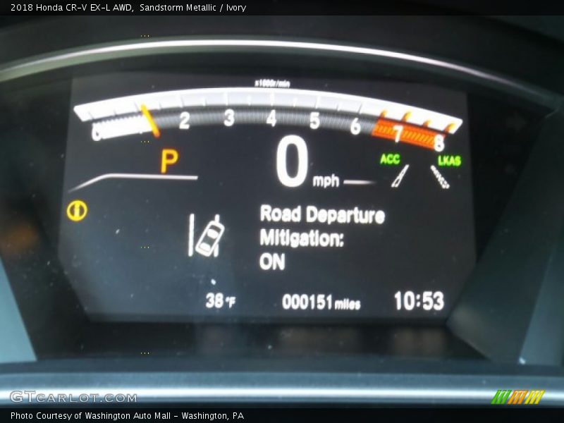 Sandstorm Metallic / Ivory 2018 Honda CR-V EX-L AWD