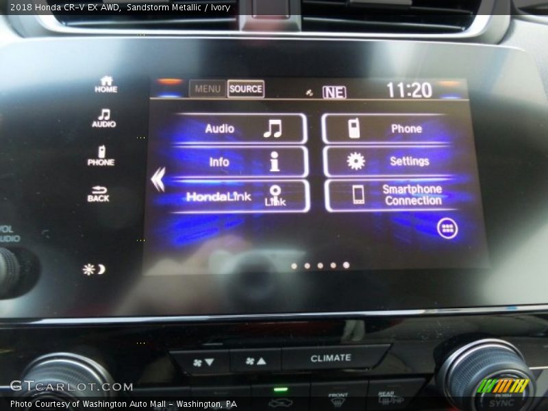 Sandstorm Metallic / Ivory 2018 Honda CR-V EX AWD