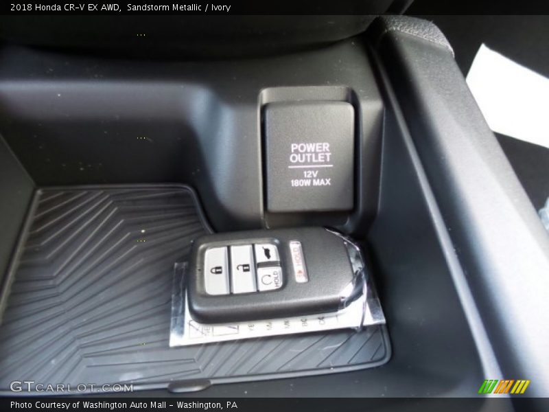 Sandstorm Metallic / Ivory 2018 Honda CR-V EX AWD