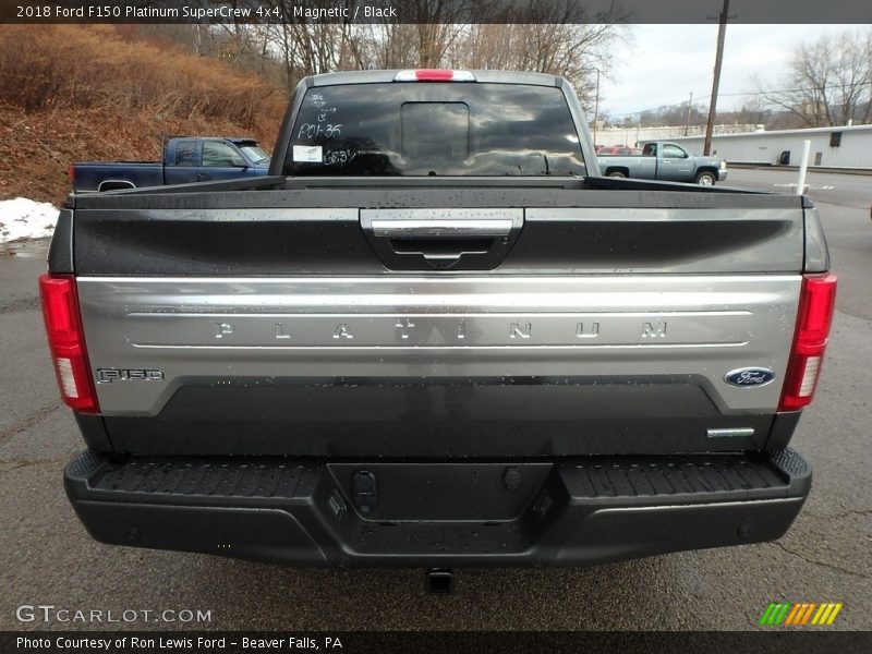 Magnetic / Black 2018 Ford F150 Platinum SuperCrew 4x4
