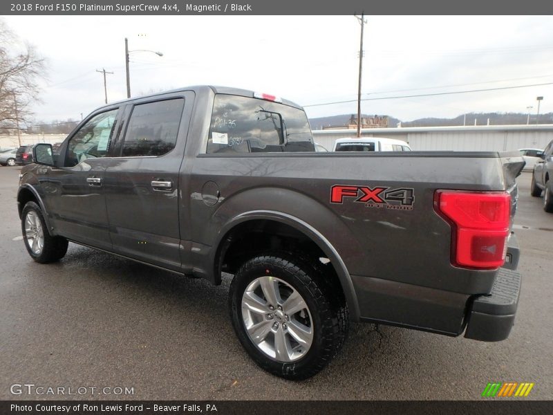 Magnetic / Black 2018 Ford F150 Platinum SuperCrew 4x4