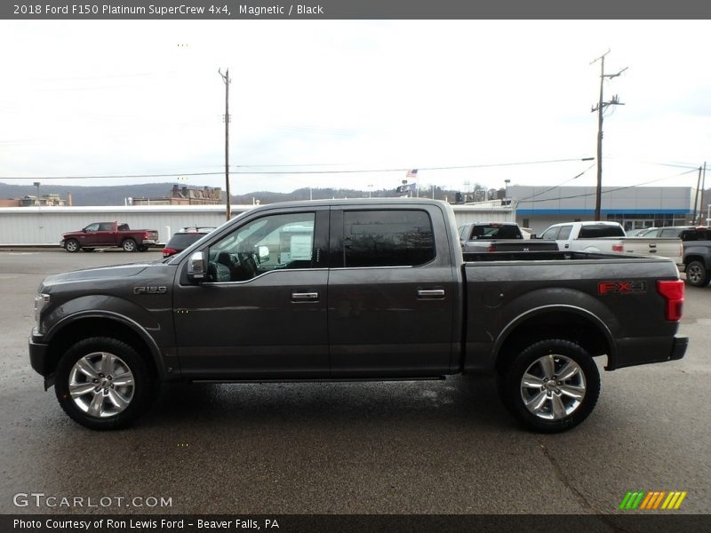 Magnetic / Black 2018 Ford F150 Platinum SuperCrew 4x4