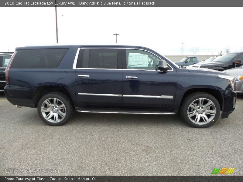  2018 Escalade ESV Luxury 4WD Dark Adriatic Blue Metallic