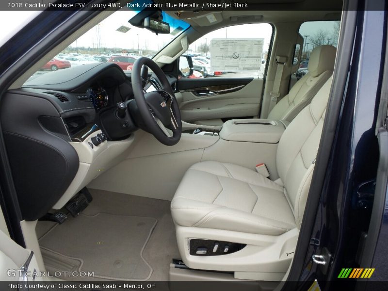  2018 Escalade ESV Luxury 4WD Shale/Jet Black Interior