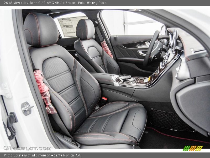 Polar White / Black 2018 Mercedes-Benz C 43 AMG 4Matic Sedan