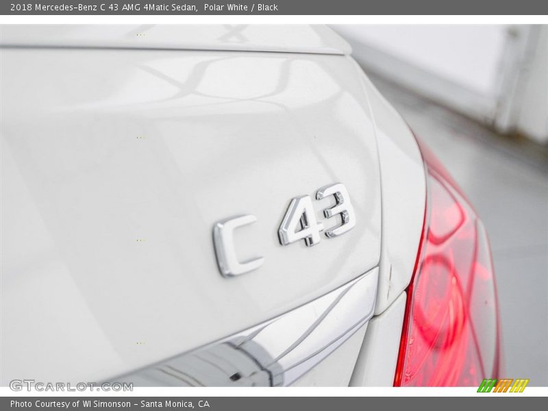 Polar White / Black 2018 Mercedes-Benz C 43 AMG 4Matic Sedan