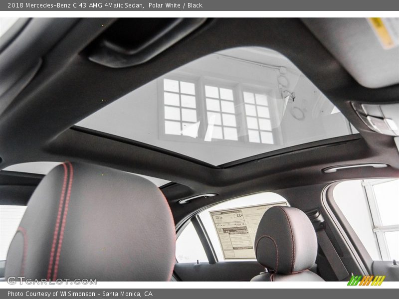 Polar White / Black 2018 Mercedes-Benz C 43 AMG 4Matic Sedan