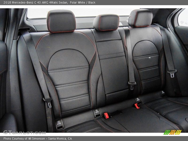 Polar White / Black 2018 Mercedes-Benz C 43 AMG 4Matic Sedan