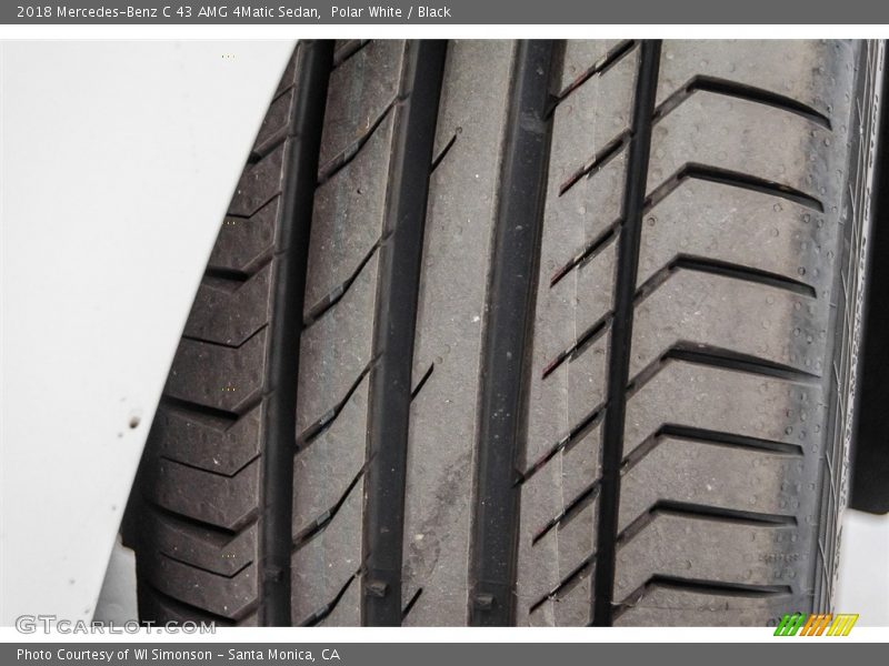 Polar White / Black 2018 Mercedes-Benz C 43 AMG 4Matic Sedan