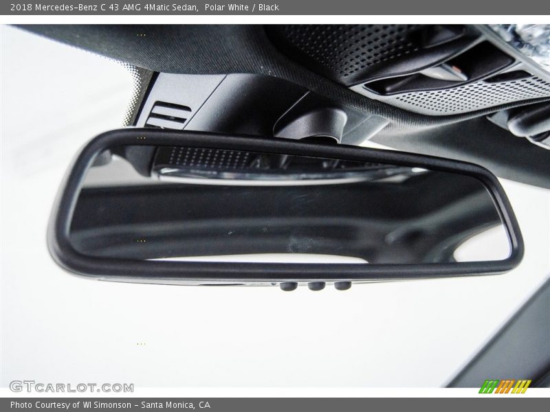 Polar White / Black 2018 Mercedes-Benz C 43 AMG 4Matic Sedan