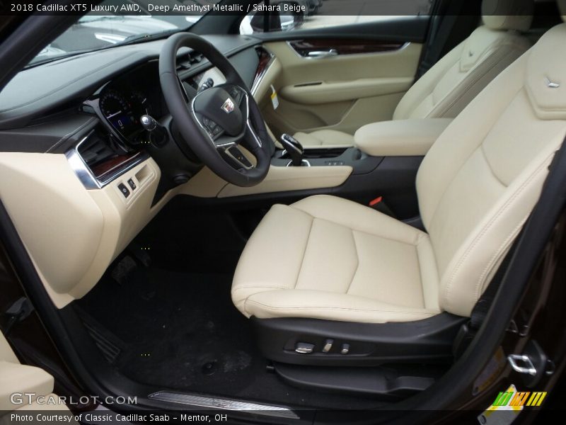 Deep Amethyst Metallic / Sahara Beige 2018 Cadillac XT5 Luxury AWD