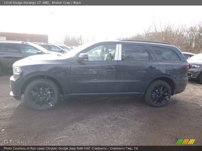 Bruiser Gray / Black 2018 Dodge Durango GT AWD