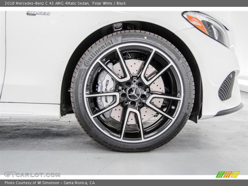 Polar White / Black 2018 Mercedes-Benz C 43 AMG 4Matic Sedan