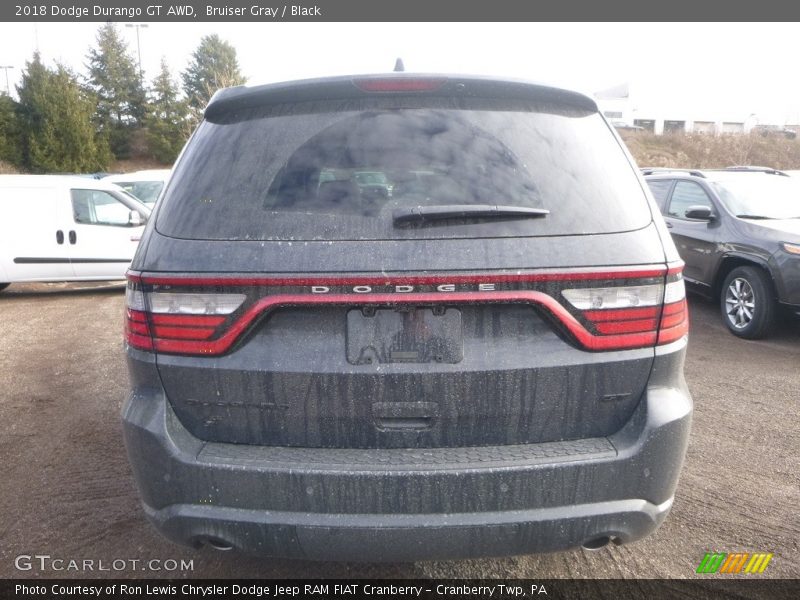 Bruiser Gray / Black 2018 Dodge Durango GT AWD