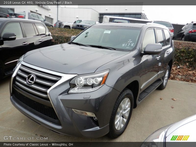 Nebula Gray Pearl / Black 2018 Lexus GX 460