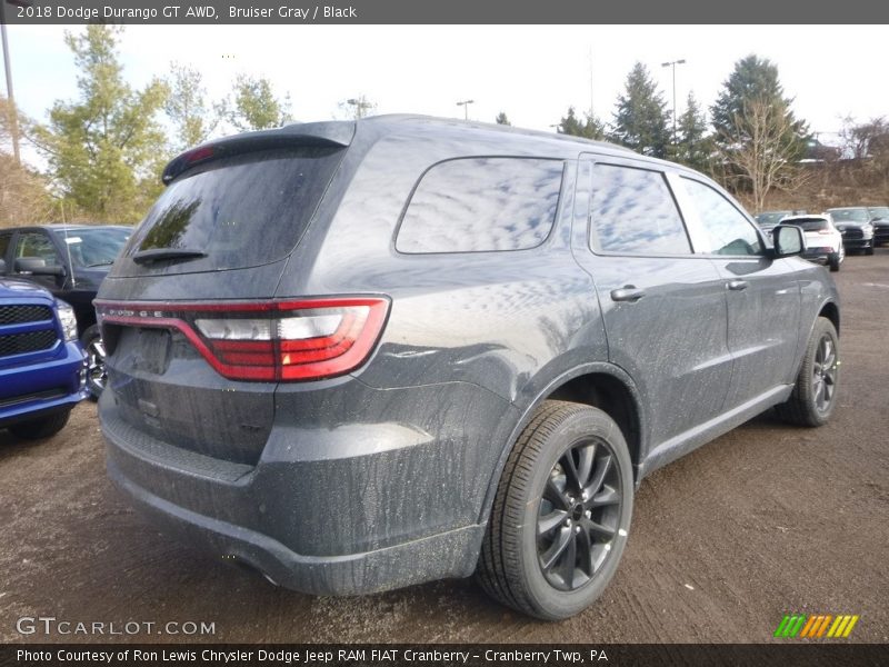 Bruiser Gray / Black 2018 Dodge Durango GT AWD