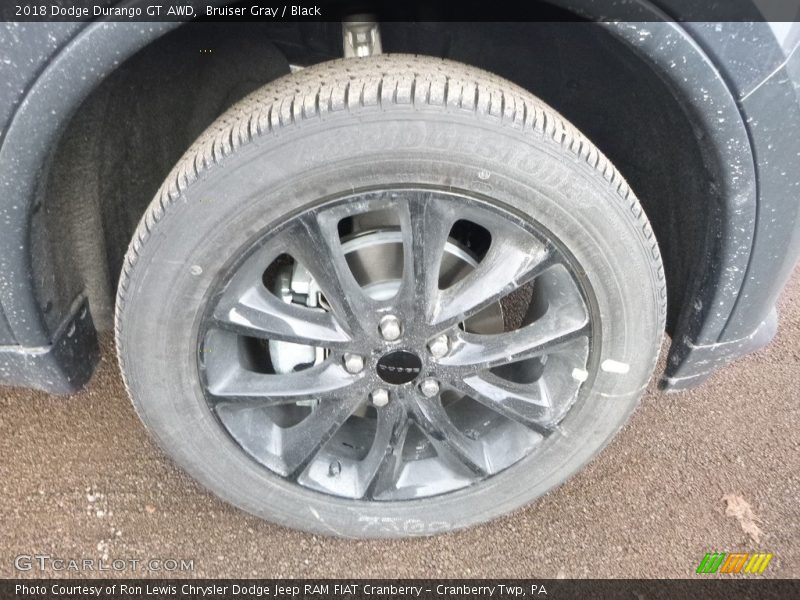 Bruiser Gray / Black 2018 Dodge Durango GT AWD