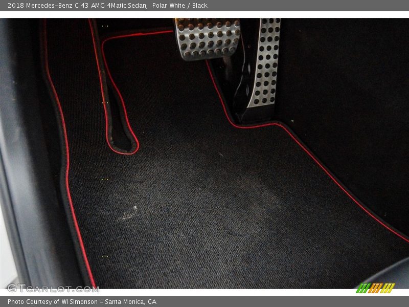 Polar White / Black 2018 Mercedes-Benz C 43 AMG 4Matic Sedan