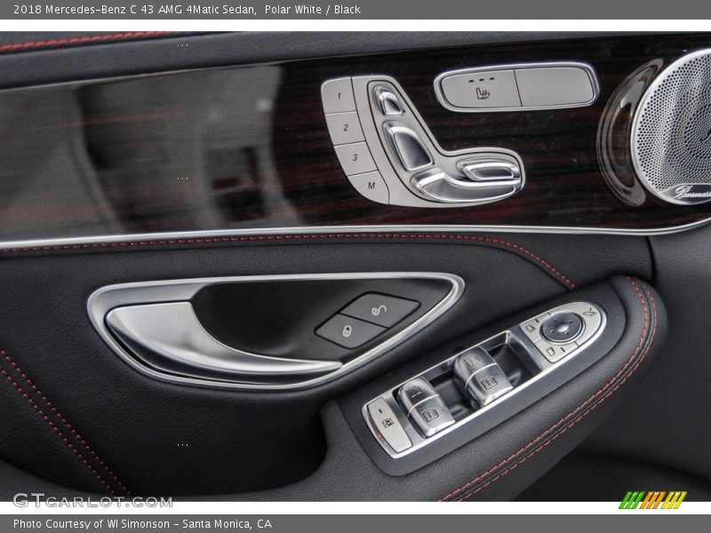 Polar White / Black 2018 Mercedes-Benz C 43 AMG 4Matic Sedan