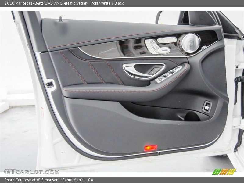Polar White / Black 2018 Mercedes-Benz C 43 AMG 4Matic Sedan