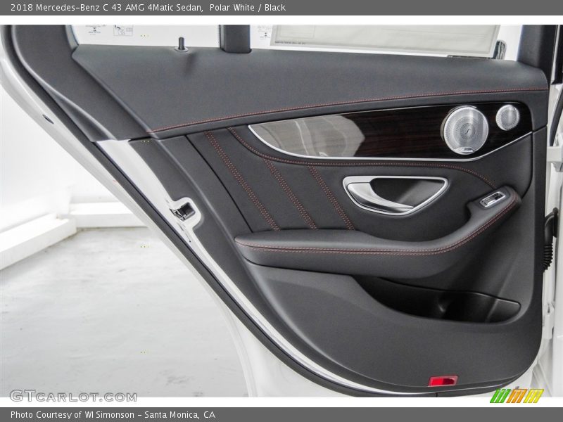 Polar White / Black 2018 Mercedes-Benz C 43 AMG 4Matic Sedan