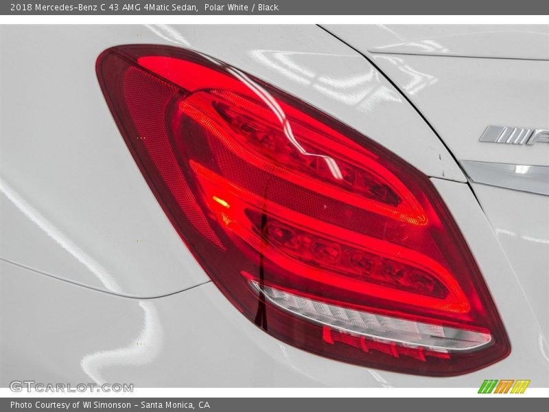 Polar White / Black 2018 Mercedes-Benz C 43 AMG 4Matic Sedan