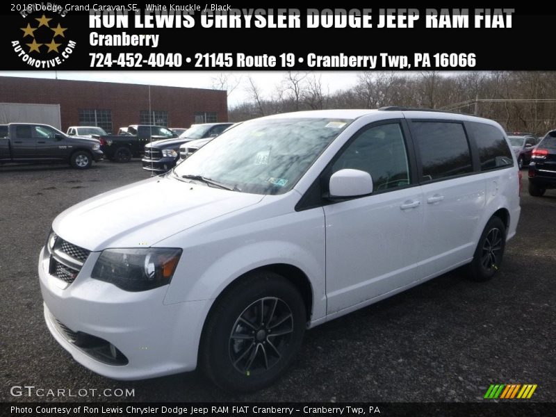 White Knuckle / Black 2018 Dodge Grand Caravan SE