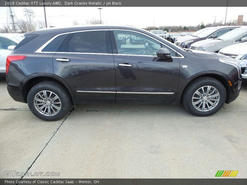 Dark Granite Metallic / Jet Black 2018 Cadillac XT5 Luxury AWD