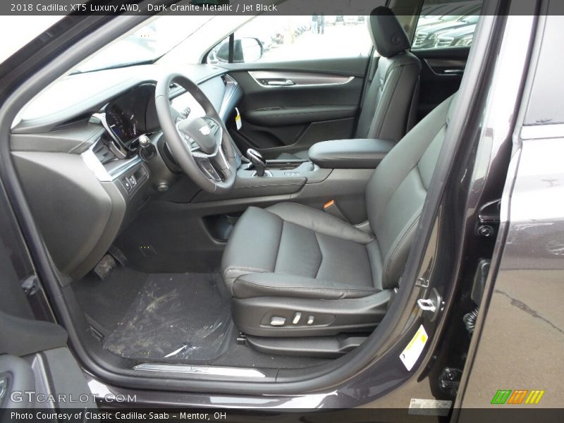 Dark Granite Metallic / Jet Black 2018 Cadillac XT5 Luxury AWD