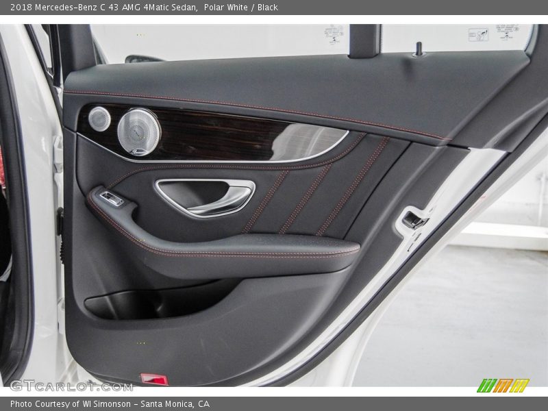 Polar White / Black 2018 Mercedes-Benz C 43 AMG 4Matic Sedan
