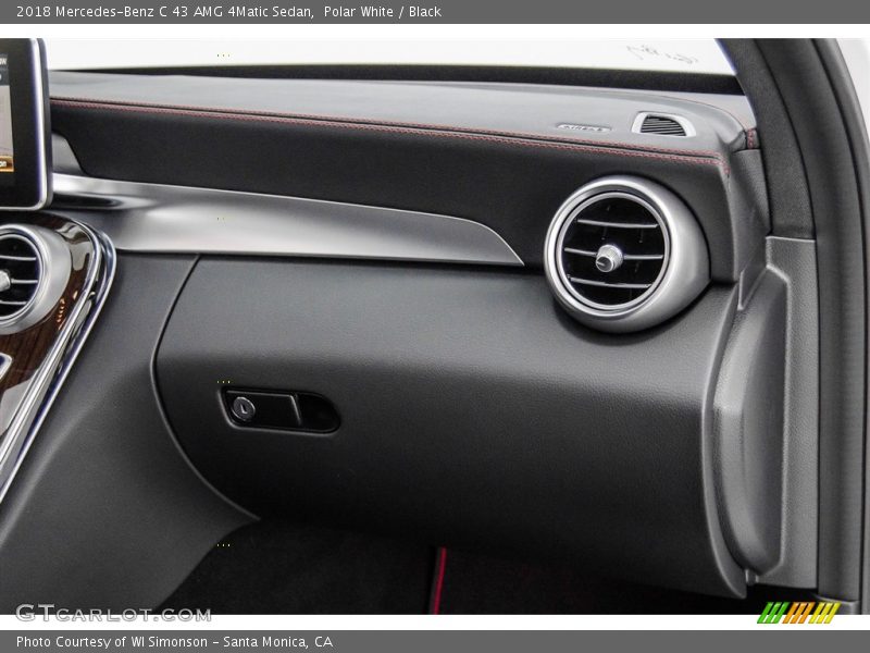 Polar White / Black 2018 Mercedes-Benz C 43 AMG 4Matic Sedan