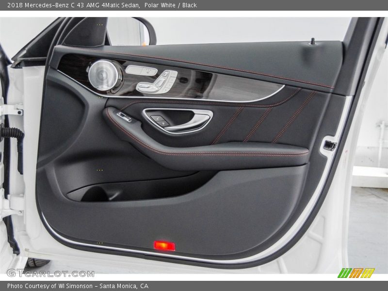 Polar White / Black 2018 Mercedes-Benz C 43 AMG 4Matic Sedan